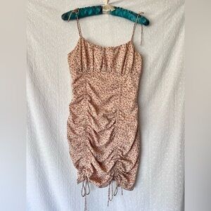 Princess Polly Floral ruched mini dress - the Franka dress size 6